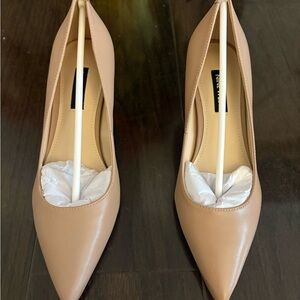 Nine West Light Pink Leather Heels